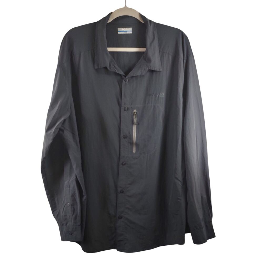 Columbia Titanium Long Sleeve Button Up, Size XXL